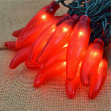 Red Chili Pepper Lights - 10 Lights CN-35RED                 