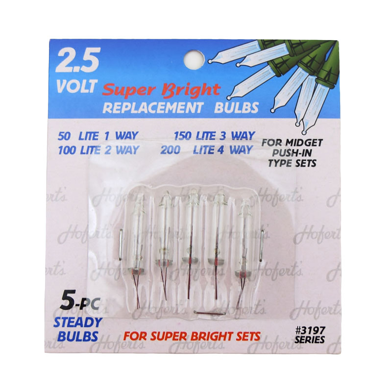 Clear Replacement String Light Bulbs