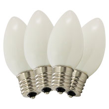 Replacement C9 Stringlight Bulbs - 4 Pack - Ceramic White