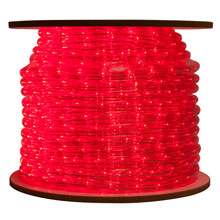 Red Bulk LED Rope/Tube Light Reel - 150'