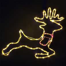 18.5" Reindeer Window Rope Light - Battery Operated  GC2616180