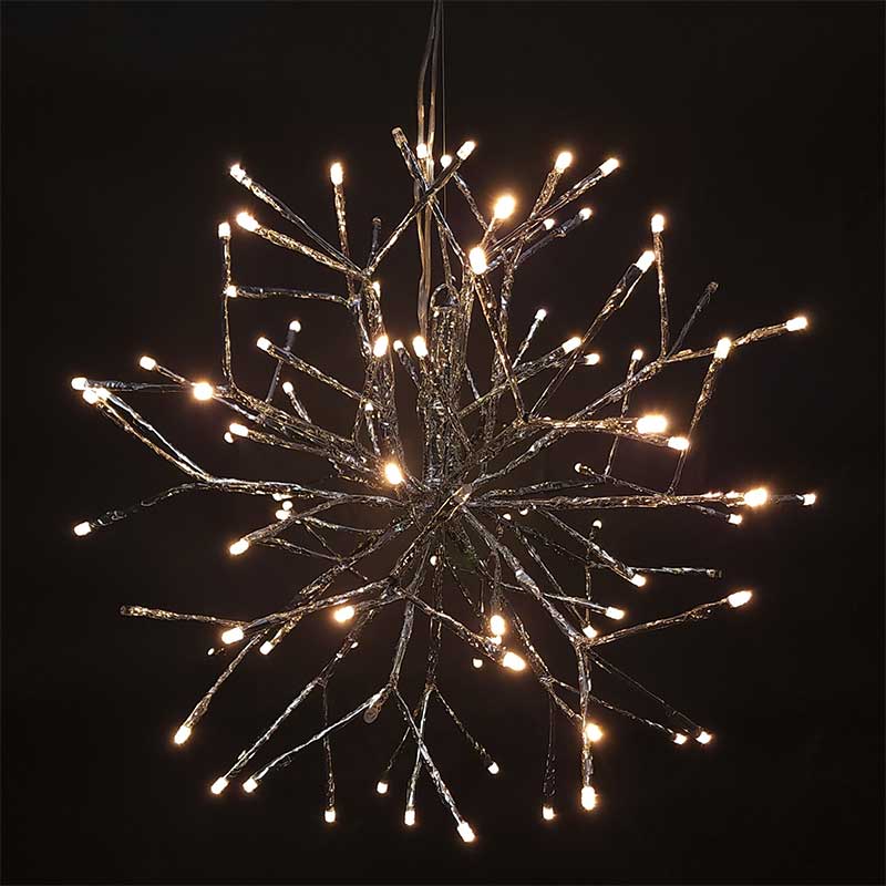 Warm White Starburst Spritzer Firework Light - 16