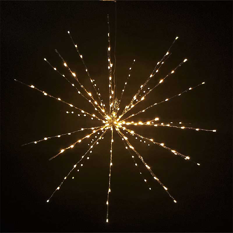 Warm White Starburst Spritzer Firework Light - 36