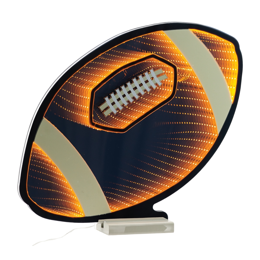 EKKOLIGHT® Football LED Infinity Light - 20" Plug-In Decorative Sports Display 53580DS