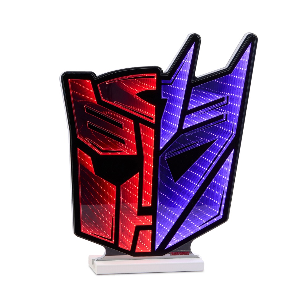 EKKOLIGHT® Hasbro Autobot/Decepticon 24" LED Infinity Light Acrylic Plug-In Display 99099DS