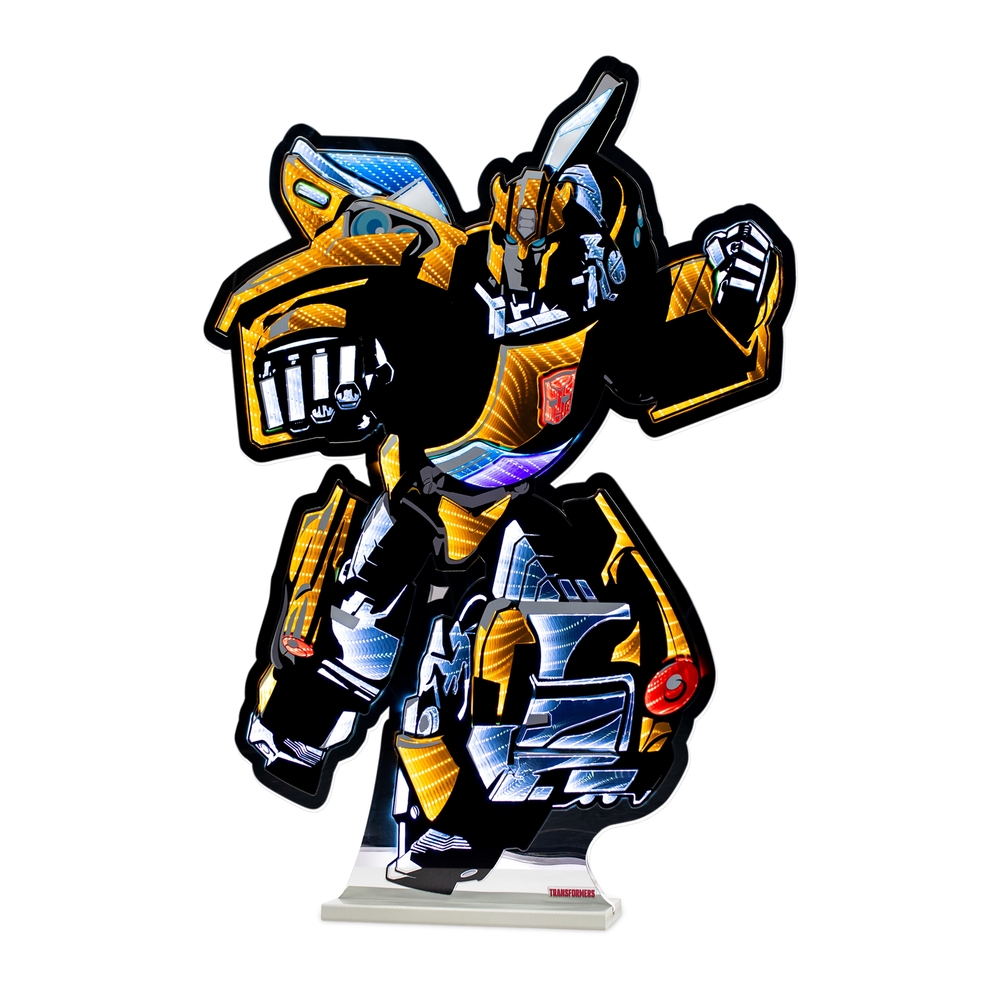EKKOLIGHT® Hasbro Transformers Bumblebee 36" LED Infinity Light Acrylic Plug-In Display 99101DS
