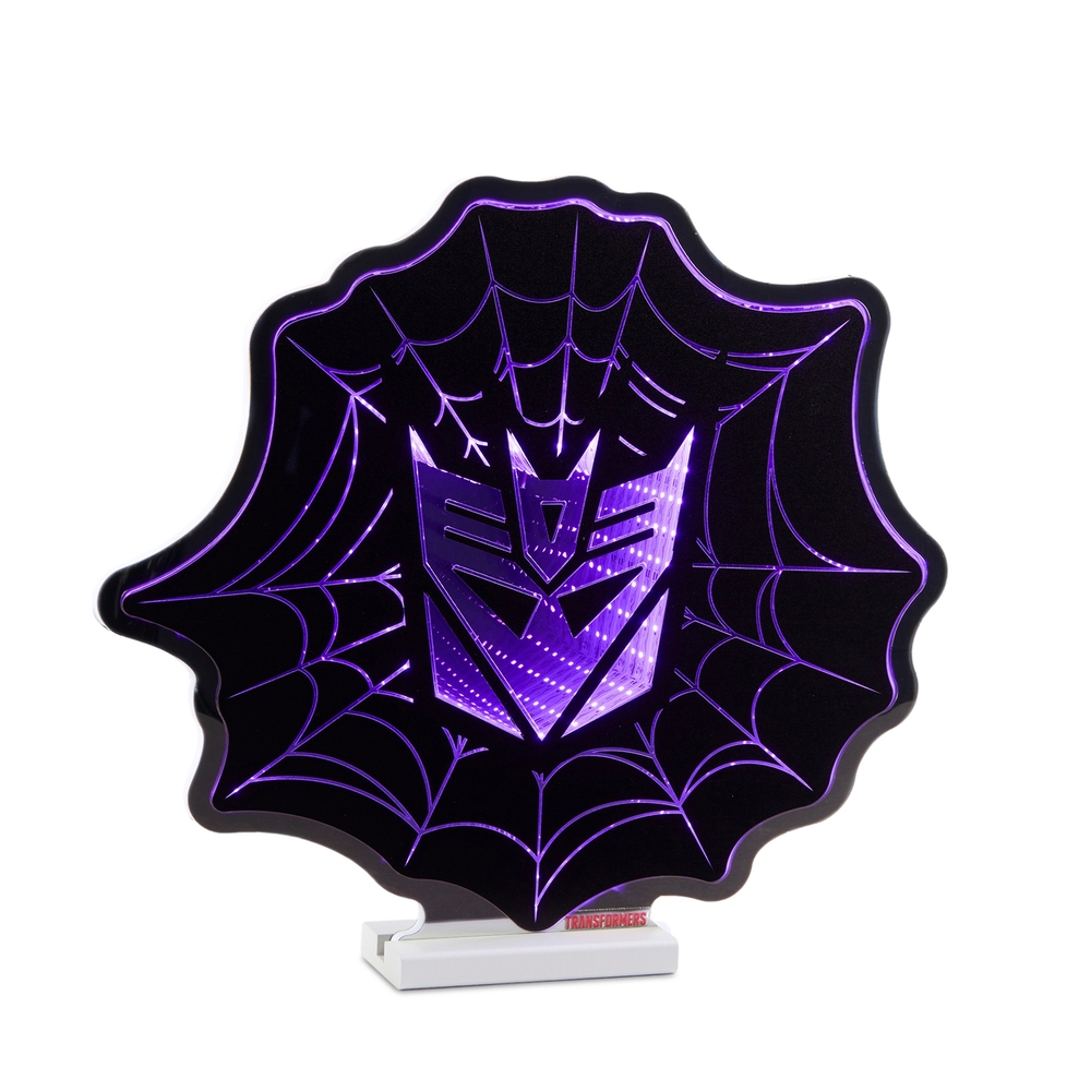 EKKOLIGHT® Hasbro Decepticon Web 18" LED Infinity Light Acrylic Plug-In Display 99109DS