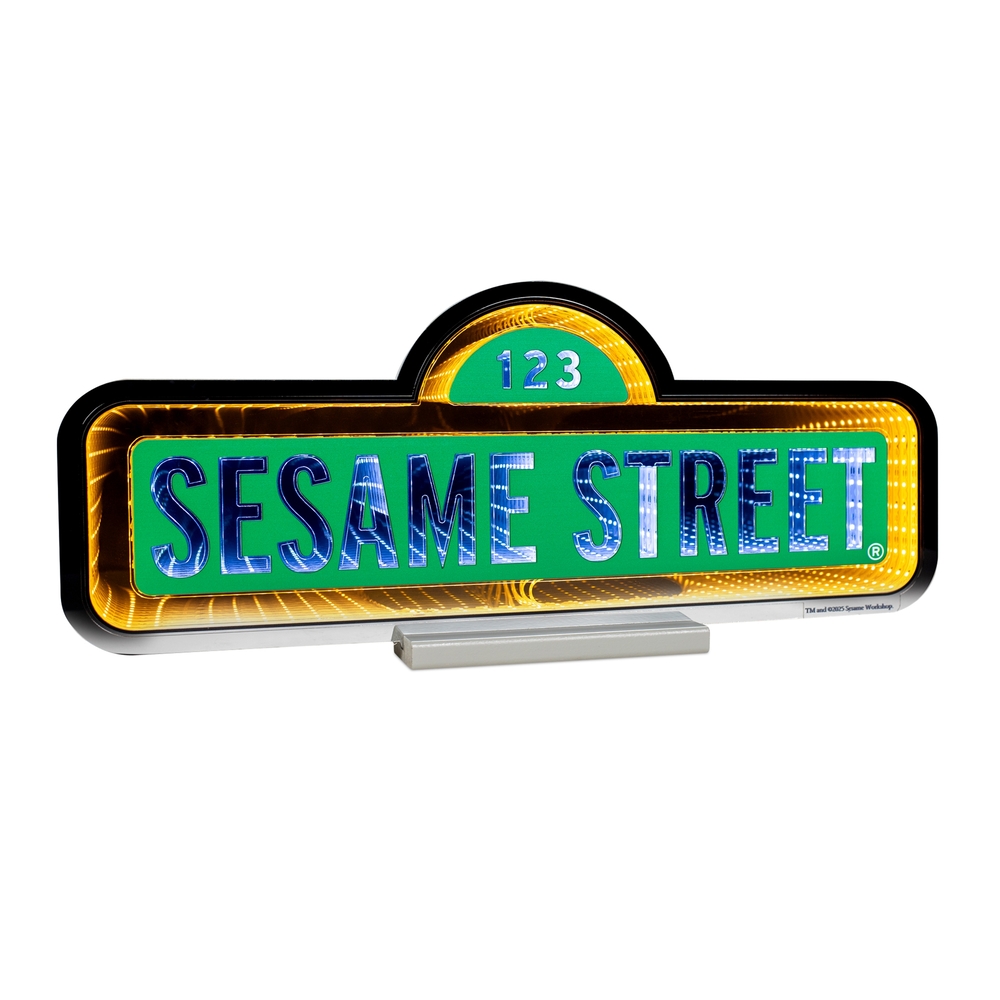 EKKOLIGHT® Sesame Street Sign LED Infinity Light - 24" x 9.5" Acrylic Plug-In Decor 99153DS