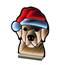 Holiday Dog Ekkolight LED Christmas Decoration 16.5