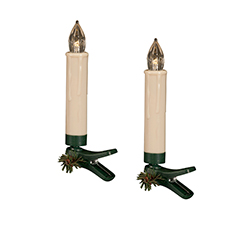 LED Clip-on Taper Candles with Remote 4"H - Set of 24 MR-61629DS