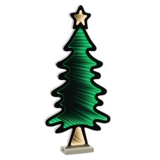 Tree with Star Infinity Light 25"H Acrylic UL Plug Included 90047DS
