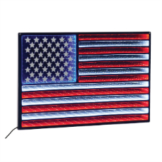 Flag Infinity Light Hanging 26.3"L x 1.7"H UL Plug 92901DS