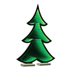 Green Pine Tree Ekkolight LED Christmas Decoration 24"H Acrylic UL Plug - 0.49 Cube.ft 94042DS