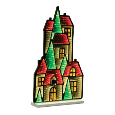 Winter Village Ekkolight LED Christmas Decoration 28.25"H Acrylic UL Plug - 0.59 Cube.ft 94618DS