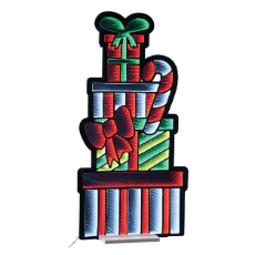 Package Stack and Candy Cane Ekkolight LED Christmas Decoration 48.5"H Acrylic UL Plug - 1.79 Cube.ft 95949DS