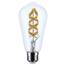 Satco Starfish ST19 Smart LED Bulb - 6W, RGB & Tunable White (2700K-5000K), Clear, 120V, Medium Base S11240