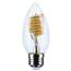 Satco Starfish B11 Smart LED Bulb - 4W, RGB & Tunable White (2700K-5000K), Clear, 120V, Medium Base S11243