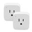 Satco Starfish WiFi Smart Plug - 120V, 10 Amp Outlet, Mini Square, 2-Pack S11269