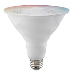 Satco Starfish PAR38 Smart LED Bulb - 15W, RGB & Tunable White, 1200 Lumens, 120V S11258