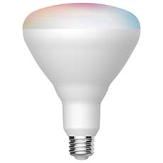 Satco Starfish BR40 Smart LED Bulb - 12W, RGB & Tunable White, Medium Base, 120V S11284