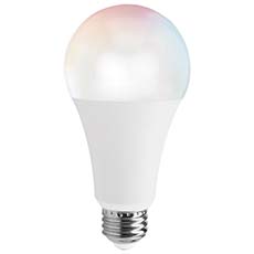 Satco Starfish A21 Smart LED Bulb - 13W, RGB & Tunable White, 1100 Lumens, 220 deg Beam, Medium Base, 120V S11287