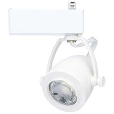 Satco Starfish 12W Smart LED Track Head - RGBTW, Pinch Back, White Finish, 120V, H-Style TH913