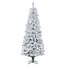 Flocked Pacific Artificial Christmas Tree, 200 Warm White LED Lights - 4.5' VM-A100346LED