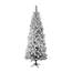 Flocked Pacific Pencil Artificial Christmas Tree - 9.5' x 44