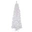 White Salem Pencil Pine Artificial Christmas Tree, Colored Dura-lit LED Lights - 7.5' VM-A103277LED