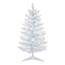 Sparkle White Spruce Pencil Artificial Christmas Tree, Warm White Lights - 30