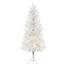 Sparkle White Spruce Pencil Artificial Christmas Tree, Warm White LED Lights - 5' VM-A104051LED