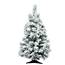 Flocked Alaskan Pine Artificial Christmas Tree - 3' x 24