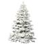 Flocked Alaskan Pine Artificial Christmas Tree - 5.5' x 49