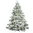 Flocked Alaskan Pine Artificial Christmas Tree - 6.5' x 62