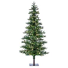 Shawnee Fir Artificial Christmas Tree, Warm White LED Dura-lit Lights - 8' VM-A101881LED