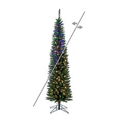 Durham Pole Pine Artificial Pre-Lit Christmas Tree - 6.5' VM-A103668LEDCC