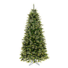 Cashmere Slim Artificial Christmas Tree - 6.5' x 42" VM-A118165