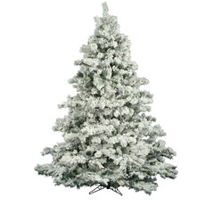 Flocked Alaskan Pine Artificial Christmas Tree - 6.5' x 62" VM-A806365