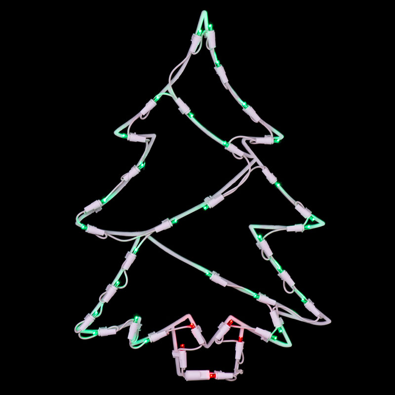 Christmas Tree Window Décor - 35L LED  VM-490523