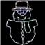 Snowman Window Décor - 35L LED VM-490527