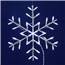 Snowflake Window Décor - 35L LED  VM-490538