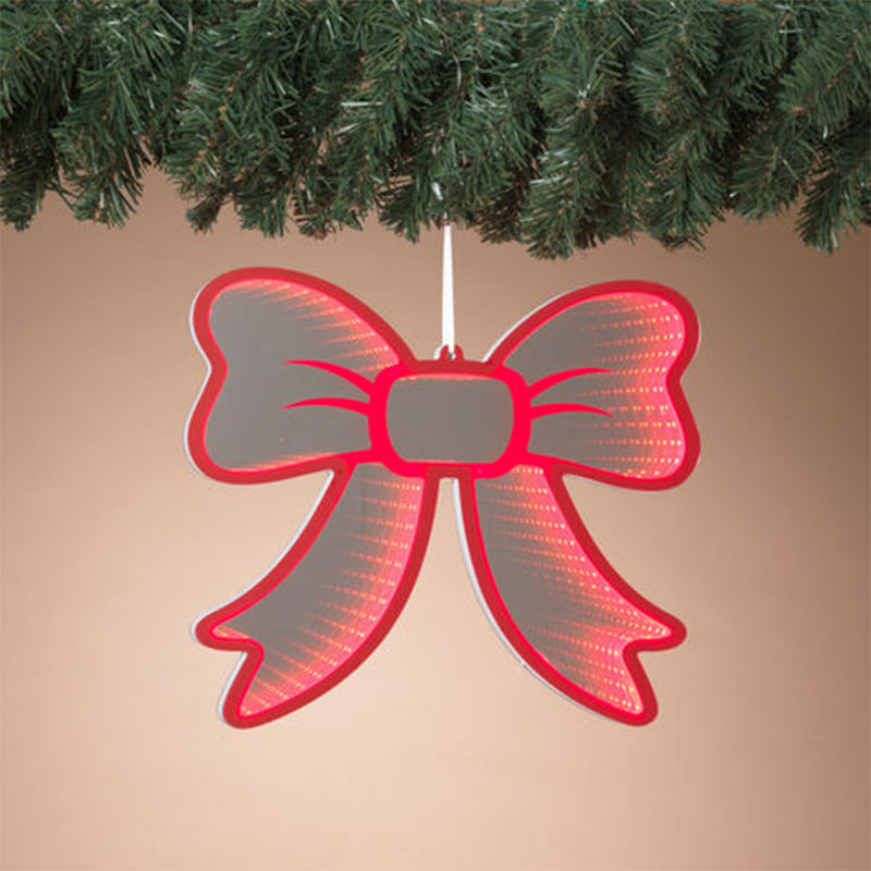 11.5" Christmas Bow LED Infinity Light – USB Powered GC2862740