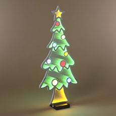 Christmas Tree LED Infinity Light - 23.6" GC2800310