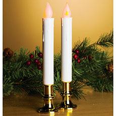 Battery Operated Candoliers w/ Gold Base & Timer Function GC2086020