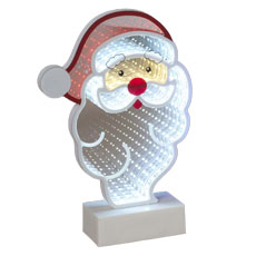 Santa Head LED Infinity Light - 11" GC2793220-SH