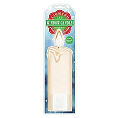 LED Candle Window Cling - Warm White LED Light - 7" GC2620050