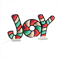 JOY Candy Cane LED Infinity Light - 24"