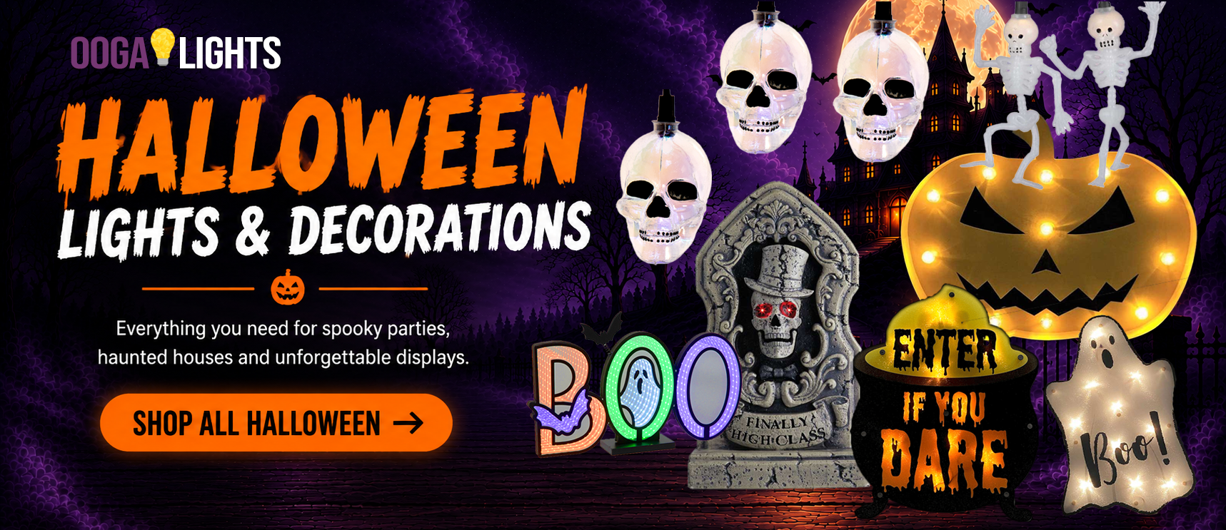 Halloween Lights & Decorations